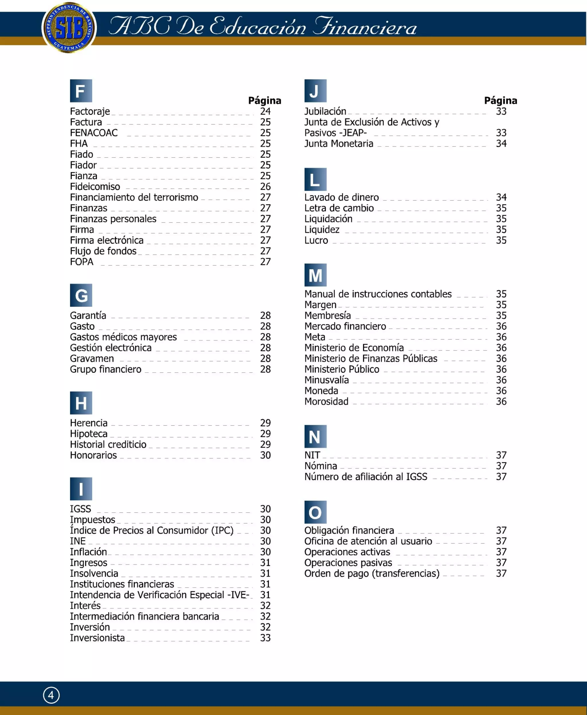 Abc de educación financiera
