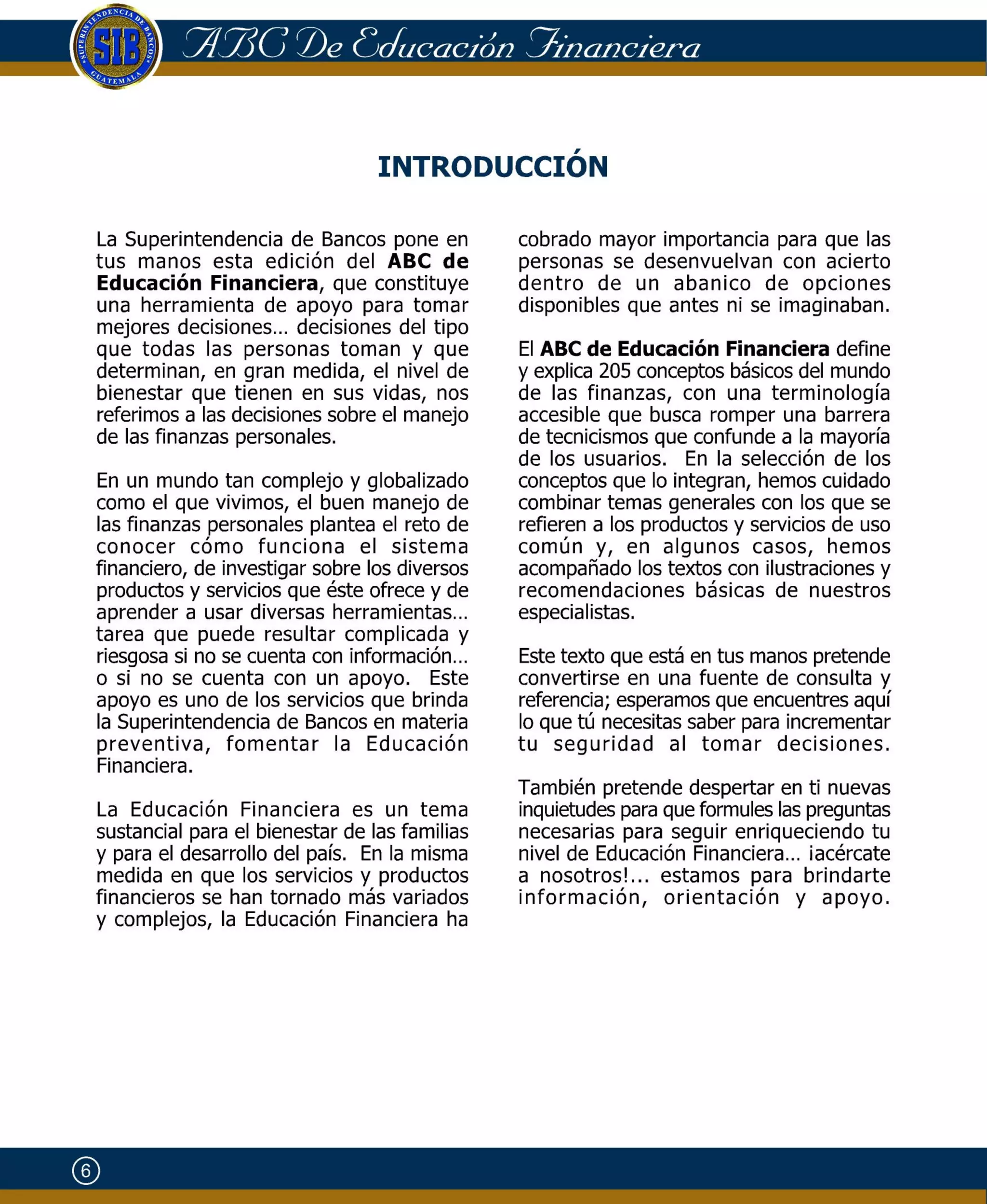 Abc de educación financiera