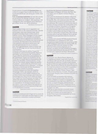 TRANSCRIPTIONS
On peut ajouter àla palette le tourisme jaune, qui
conduit le voyageur dans le sable des déserts, avec
sa solitude habitée par une nature peu visible, mais
présente.
Enfin, le tourisme multicolore, est celuides circuits,
qui permettent de mélanger quelques-unes des
couleurs offertes au voyageur : bleu aquatique, vert
campagnard, blanc montagnard, jaune désertique,
gris urbain. Un arc-en-cielde sensations.
Gérard Mermel Francoscopie2010.
Depuisquelque temps, on a vu apparaître une
étiquette verte sur des centaines d'articles : denrées
alimentaires, mais aussi shampooings, rames
de papier, bouteilles de gaz et même portes et
fenêtres ! Le but ? Nous renseigner surleur impact
environnemental. Cette initiative du ministère
de l'Ecologie vient en application du Grenelle de
l'environnement et est réalisée avec des entreprises
volontaires, des fabricants et des distributeurs.
Cette opération a été mise en œuvre pour une
période expérimentale d'un an, et annonce
peut-être la généralisation, à plus ou moins long
terme, de l'affichage vert sur tous les articles de
consommation.
L'étiquette verte tente de chiffrer l'impact de
l'ensemble du cycle de vie d'un produit, depuis sa
fabrication, sur trois points clés : les émissions
de gaz à effet de serre (etdonc principalement de
gaz carbonique), l'impact surla pollution de l'air
ou del'eau, etle poids dans la consommation des
ressources naturelles, comme le pétrole, le bois,
l'eau, etc. Ces critères varient d'aprèsles familles
de produits - une bouteille de jus de fruit n'a pas
les mêmes indicateurs qu'un vêtement - et chaque
fabricant ou distributeur estlibre de présenter
l'information comme ille souhaite.
Certaines enseignes ont choisi de simplifier
l'étiquetage. Casino, par exemple, réunit les
trois indices en un seul chiffre indiqué sur les
produits vendus sous sa marque, sous forme d'un
pourcentage pour 100 g. Plusle chiffre est faible,
plus l'impact surl'environnement est réduit. Pour
obtenir des informations détaillées, il suffit de
flasher le code 2D imprimé sur l'emballage avec
son smartphone. Sicertaines formules ne sont
pas claires, on peut aussi obtenir des explications
complémentaires sur le site Internet du fabricant
ou du distributeur concerné.
D'aprèsFemmeactuelle, a' 1416,14-20novembre 2011
fiMnlMti=fl
L'usine de retraitement de la Hague est un centre de
traitement du combustibleusé danslequel on traite
une partie du combustible nucléaire provenant
de certains des réacteurs nucléaires de France,
d'Allemagne, de Belgique, de Suisse, des Pays-Bas
et du Japon, pour en séparer certains éléments
radioactifs.
Cette usine de retraitement de déchets radioactifs
de La Hague est située dans le Cotentin, en Basse-
Normandie. Elle a été construite entre 1962 et 1966
et a d'abord servi à produire du plutonium à des
fins militaires. Elle a ensuite été reconvertie dansle
domaine civil pour retraiter des combustibles issus
de centrales nucléaires, françaises ou étrangères,
avant qu'ils ne soient stockés ou renvoyés dans
leurpays d'origine. Elle fournit aussi en déchets
retraités l'usine de Marcoule dans le Gard où on
produit le combustible nucléaire Mox. Marcoule est
une autre usine du groupe dirigé par Areva, groupe
industriel français spécialisé dans les métiers du
nucléaire.
Le chantier de la centrale EDF (Électricité de France)
de RamanviUe a,lui, commencé en 1979. Deux
réacteurs sont respectivement mis en service en 1986
et 1987. Quant àla constructiondu réacteur EPR1
, elle
a débuté en 2007 et devrait s'achever en 2016.
Parmi les 3 200 ouvriers employés sur ce
chantier, un millier sont des travailleurs étrangers,
provenant essentiellement des pays de l'Est, et 500
ouvriers sont originaires de Basse-Normandie.
D'après La Croix, 30 novembre 2011 et http://mwilupedia.org
FiHii'iW'B
À Chaumont-sur-Marne (Haute-Marne), où
le chapiteau est dressé, le spectacle va pouvoir
commencer, Non pas avec des acrobates, mais avec
des grands de lapeinture. Ce petit musée nomade
permet de découvrir gratuitement une sélection de
chefs-d'œuvre de la collection du Centre Pompidou.
Il a ouvert ses portes en octobre 2011. La première
exposition a pour thème la couleur et n'apas à
rougir avec ses Matisse, Picasso, Braque, Léger,
Calder et Sonia Delaunay. 14 chefs-d'œuvre on
sélectionnés. Pas plus, sinon l'attention du pub
relâcherait.
Il peut accueillir en moyenne 500 visiteurs
par jour sous sa toile de cirque. Plus de 3 500
écoliers, collégiens et lycéens accompagnés de
leurs professeurs sont déjà venus découvrir ces
œuvres. Le Centre Pompidou Mobile fermera
ses portes le 23 janvier 2012. L'expérience de ce
musée éphémère se poursuivra à Cambrai, pu.
Boulogne-sur-Mer.
L'idée quise cache derrière ce premier musée
national nomade est d'aller à la rencontre d'un
public qui n'a jamais mis les pieds dans un
musée. C'est ce qu'a voulule président du Centre
Pompidou, Alain Seban.
D'après La Vie. 5 jar.
MilnIBLJJl
En 2014, le public F
rhinocéros, panthè
de la grotte Chauve
parJean-Mar;
mais leurs fac-sira
et touristique, appe
été présenté hier se
Cet espace se:
surleshauteu:
calcaire du Ras
grandeur nature (3
- vres accès;
::écouverte(l4C
poraire, d'unpc
i une boutique, t
telle l'empreir.'
Q Glottes, p :
inüñque c-
'ssentaticr.
:nage de 36 00
:x). la grotte £
" ne grotte ora
' eres de la Cul
i
e de site class
anvier
:
•rnps2010à
• -" ~ Zî l âtZ"i
-
m
1. European Pressurized Reactor.
40
 