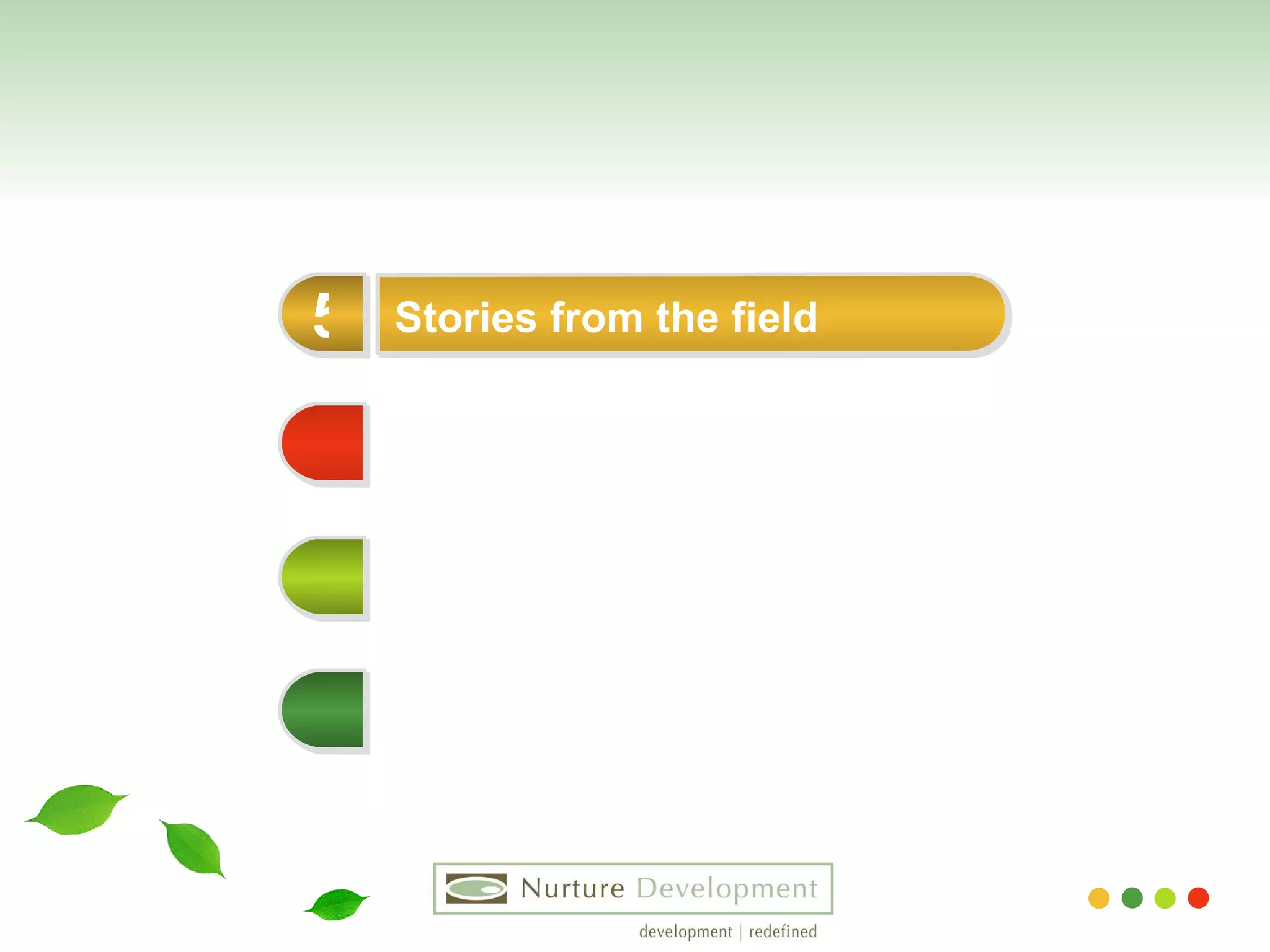 Stories from the field 5 