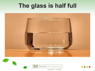 The glass is half full 