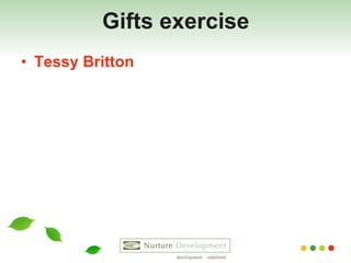 Gifts exercise ,[object Object]