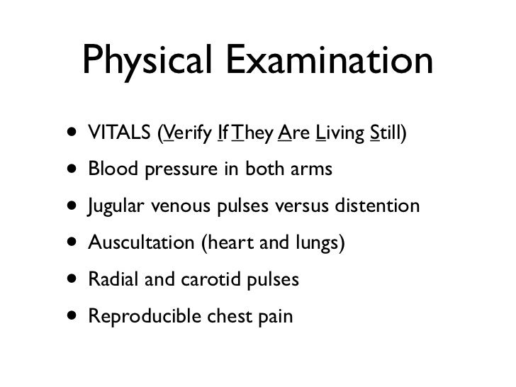 ABCDs of Chest Pain
