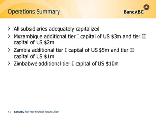OPERATIONAL OVERVIEWFrancis Dzanya38
