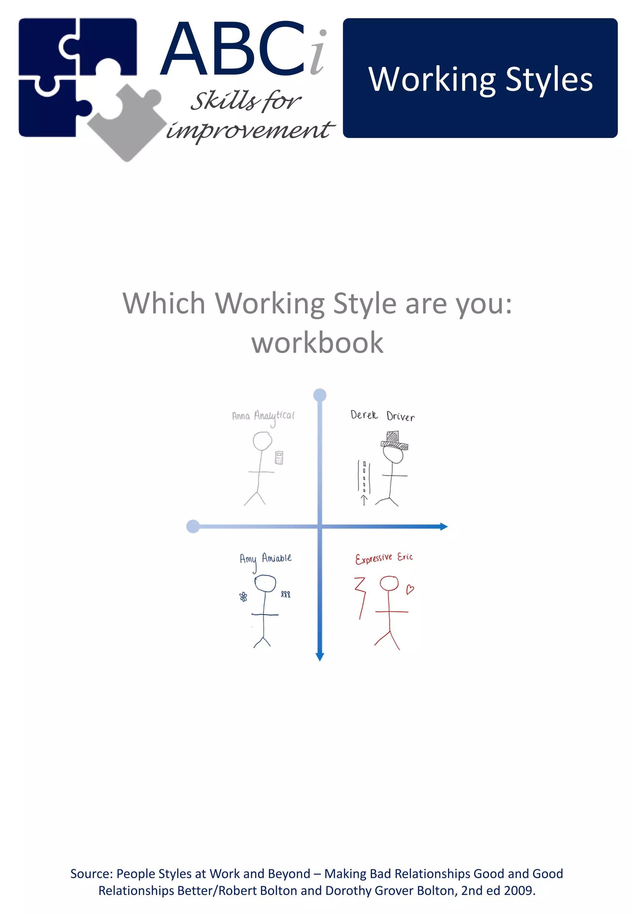 ABCi Working Styles workbook | PDF