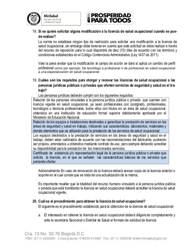Abc licencias salud ocupacional