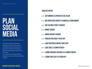 Diseño del Plan Social Media I Slide 6