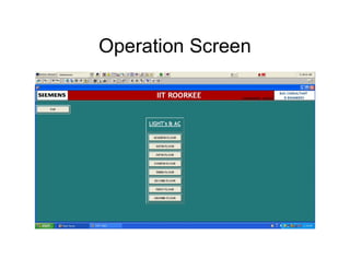 Operation Screen
 