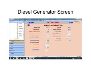 Diesel Generator Screen
 