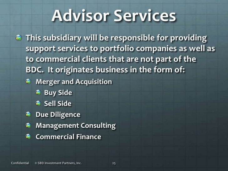 what is a business development company bdc sbd price chart