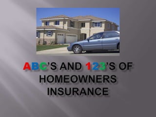 ABC’sand123’sofHomeownersInsurance 