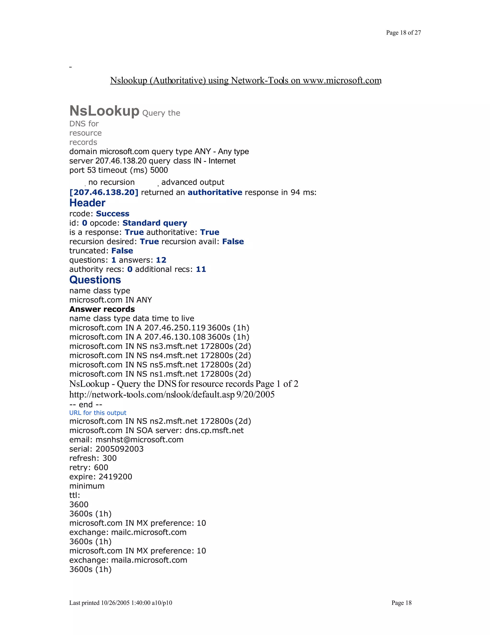 Leaked Network Security Information Analysis