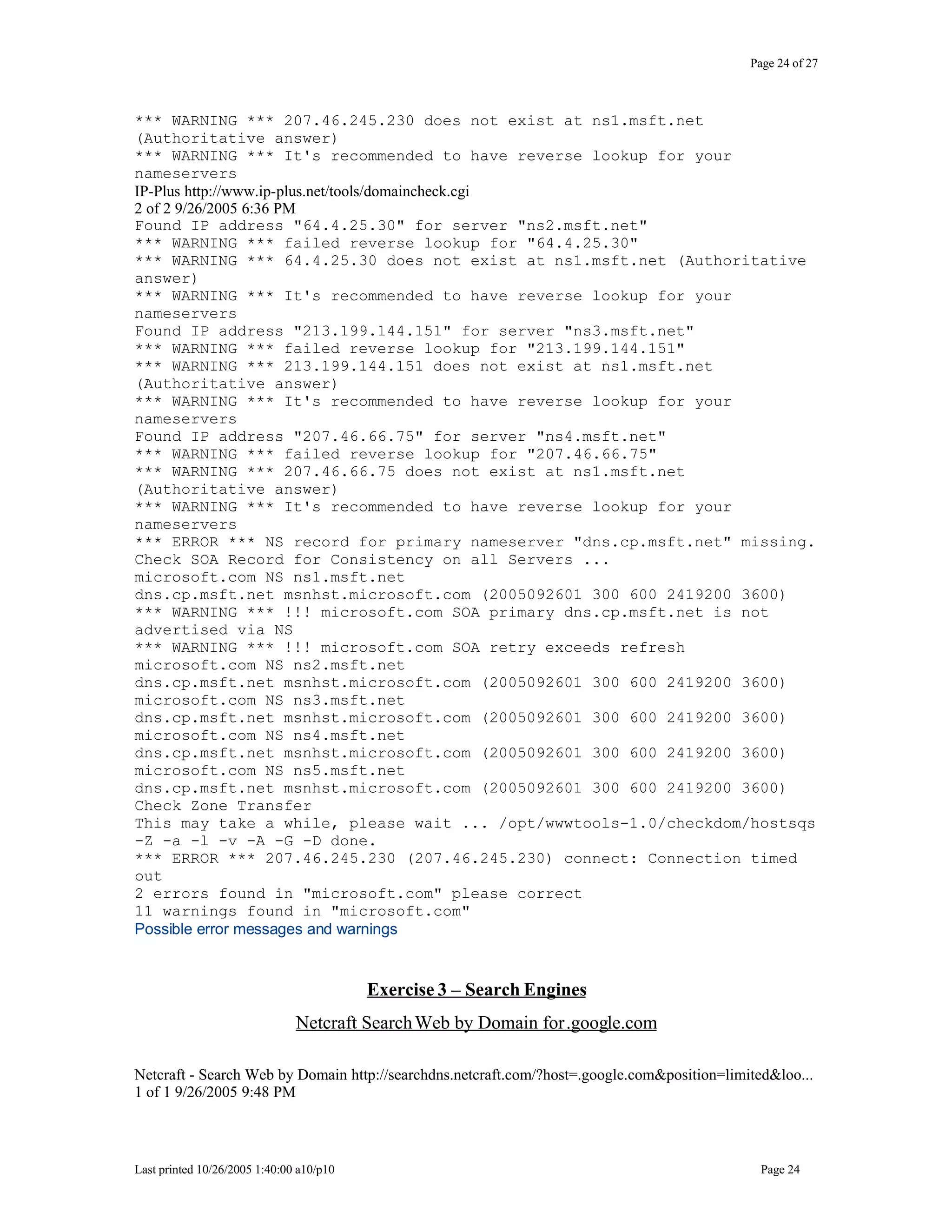 Leaked Network Security Information Analysis