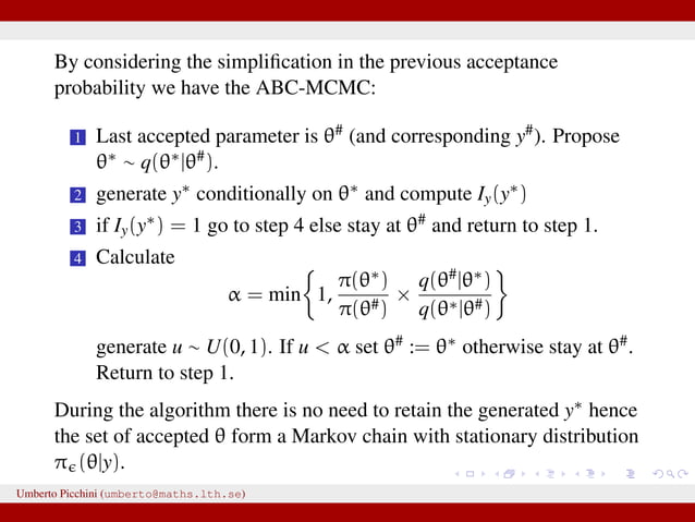 Intro to Approximate Bayesian Computation (ABC) | PDF