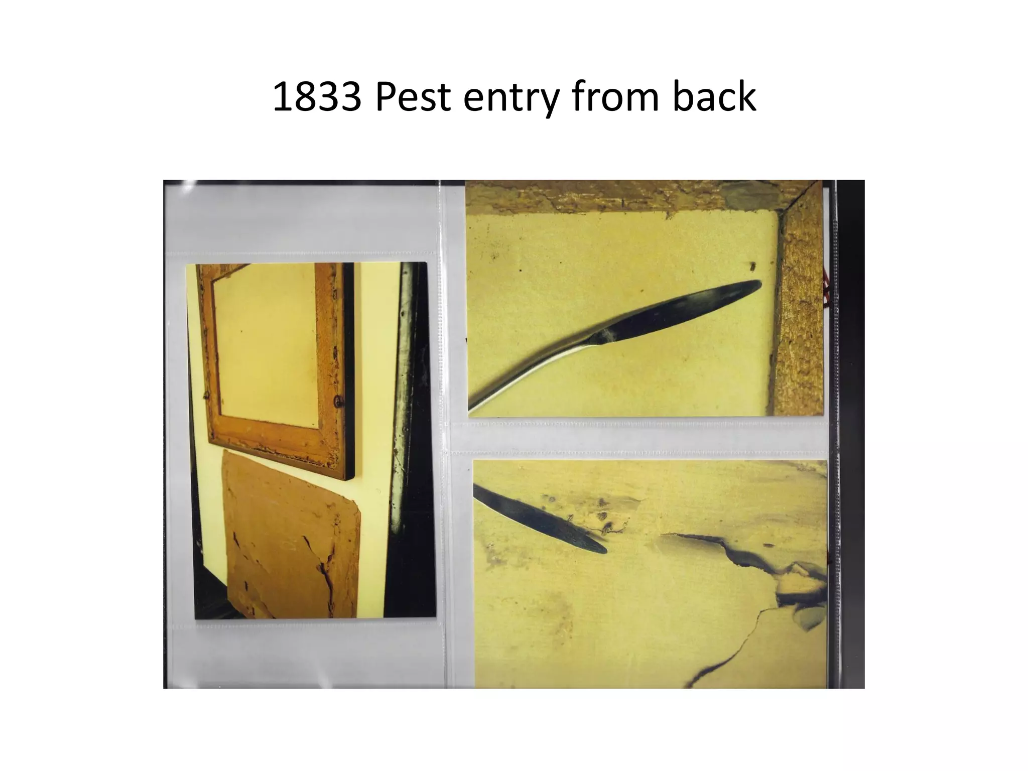 1833 Pest entry from back  
