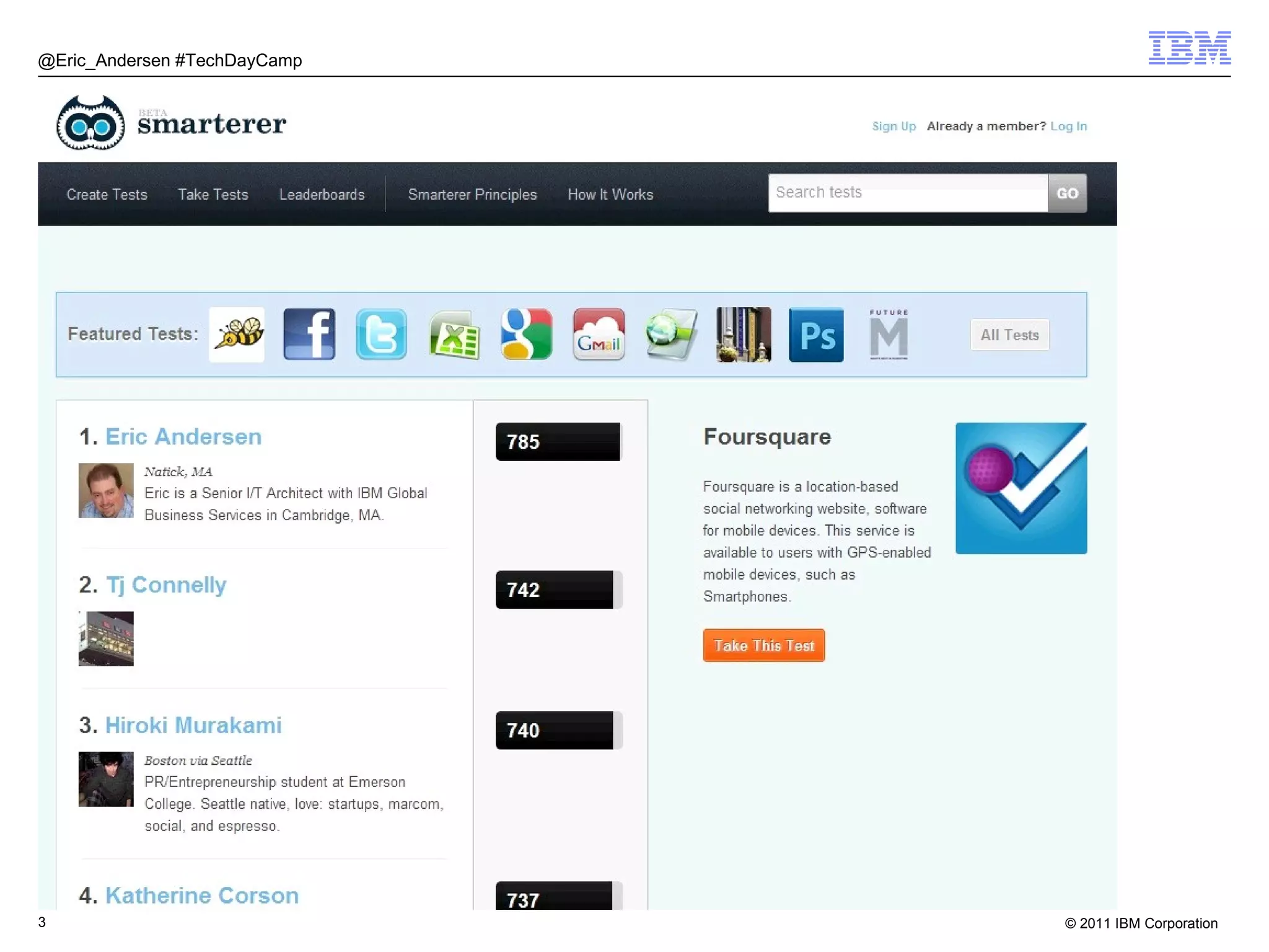 Who am I? Source: If applicable, describe source origin @Eric_Andersen #TechDayCamp 