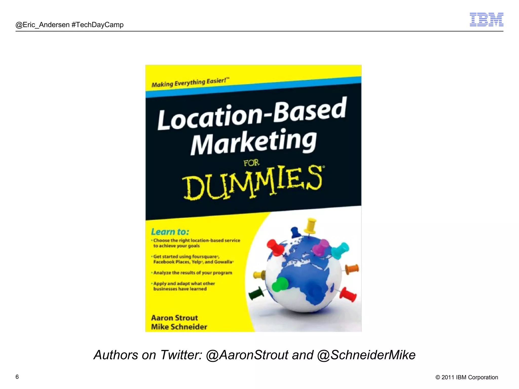 Authors on Twitter: @AaronStrout and @SchneiderMike @Eric_Andersen #TechDayCamp 