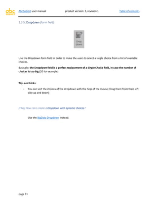 Abcsubmit User Manual - Documentation | PDF