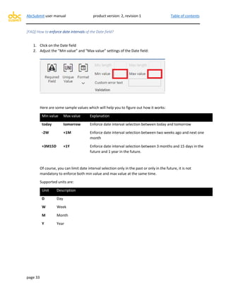 Abcsubmit User Manual - Documentation | PDF