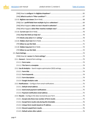 Abcsubmit User Manual - Documentation | PDF