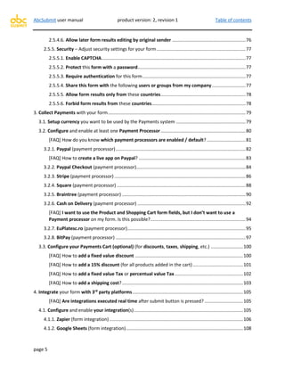 Abcsubmit User Manual - Documentation | PDF