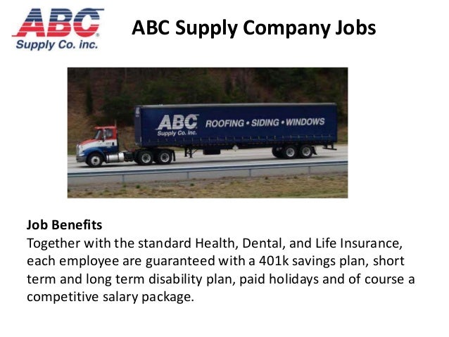 Abc Supply Company Jobs