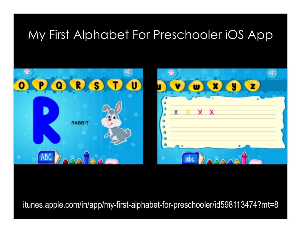 My First Alphabet For Preschooler