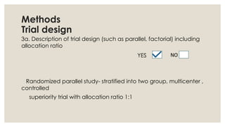 Parallel Design Rct ABC Trial RCT journal presentation about delayed cord clamping | PPTX