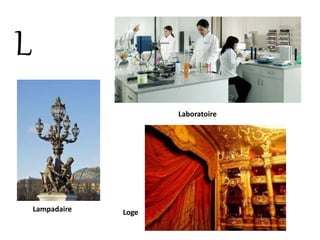 L
Laboratoire
LogeLampadaire
 