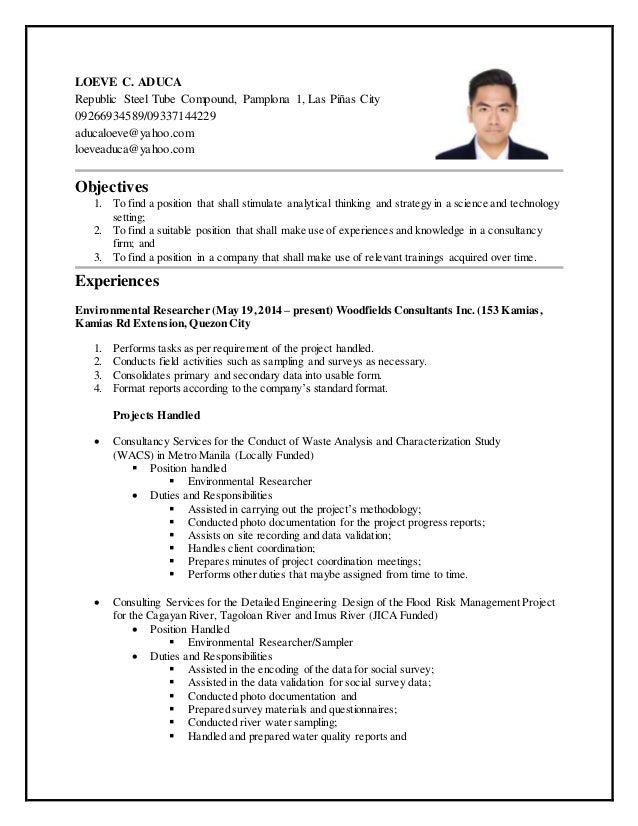 Upload Resume Examples Upload Resume Examples