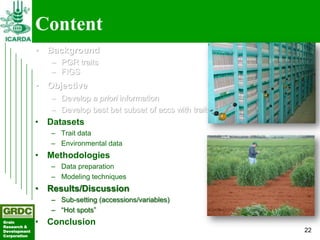 Searching for traits in PGR collections using Focused Identification of Germplasm Strategy