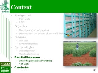 Searching for traits in PGR collections using Focused Identification of Germplasm Strategy