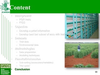 Searching for traits in PGR collections using Focused Identification of Germplasm Strategy