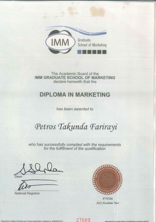 Diploma Documents
