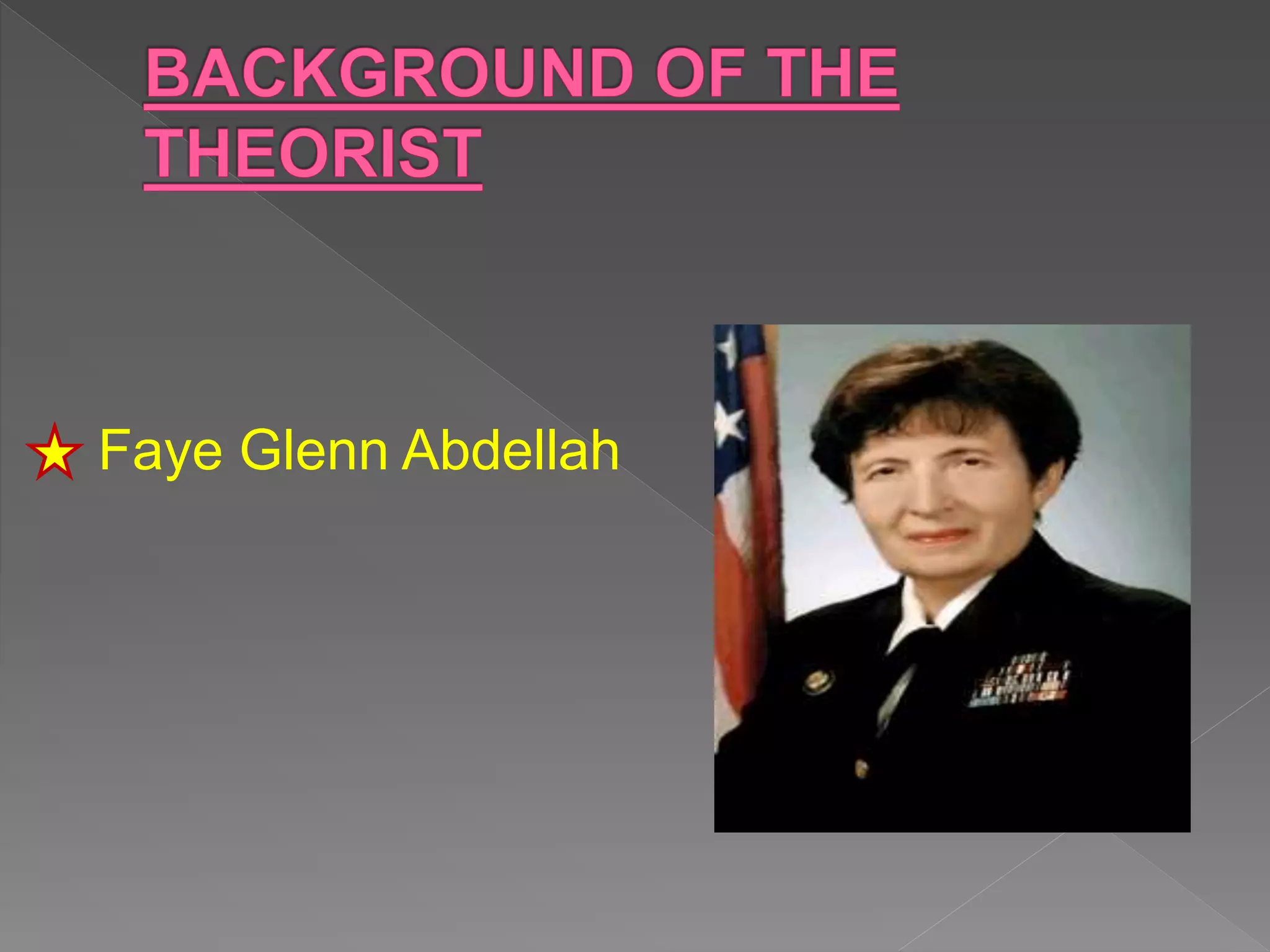 Faye Glenn Abdellah
 