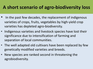 AgroBioDiversity and Food Security | PPTX