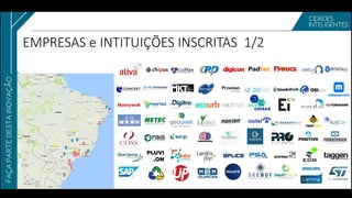 EMPRESAS e INTITUIÇÕES INSCRITAS 1/2
 