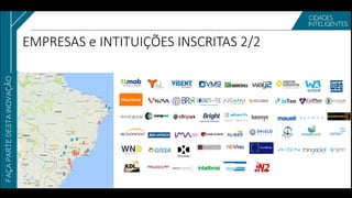 EMPRESAS e INTITUIÇÕES INSCRITAS 2/2
 