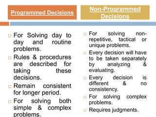 Routine Decition Decision Making | PPTX