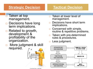 Decison Implication Decision Making | PPTX