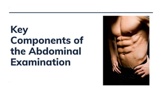 Physical Examination of the Abdomen | PDF