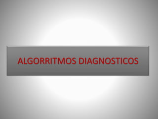 ALGORRITMOS DIAGNOSTICOS
 