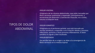 ABDOMEN AGUDO Un Reto Diagnostico. Revision completa | PPTX