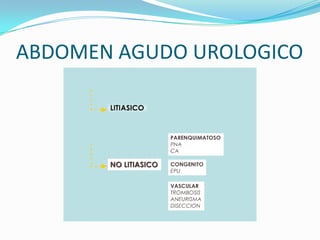 ABDOMEN AGUDO UROLOGICO
 