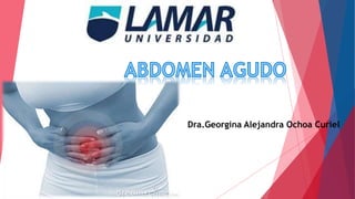 Dra.Georgina Alejandra Ochoa Curiel

 