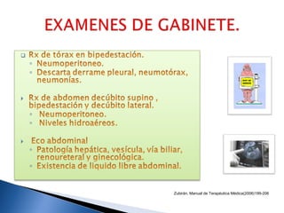 Zubirán, Manual de Terapéutica Médica(2006)199-206
 