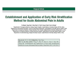 ABDOMEN AGUDO QUIRURGICO