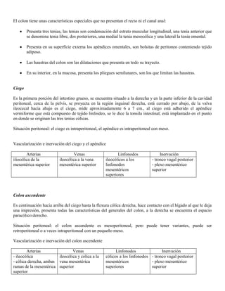 Abdomen y mienbro inferior