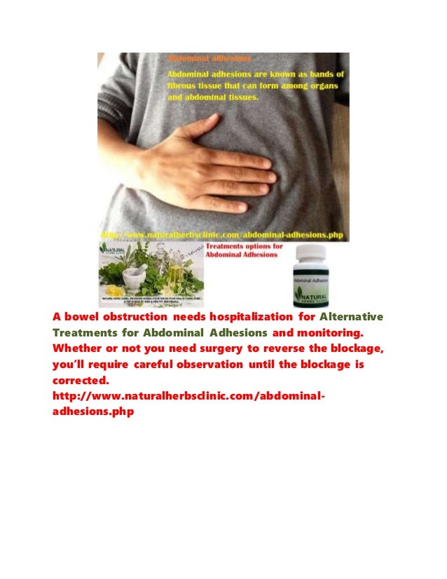 Abdominal adhesions diet