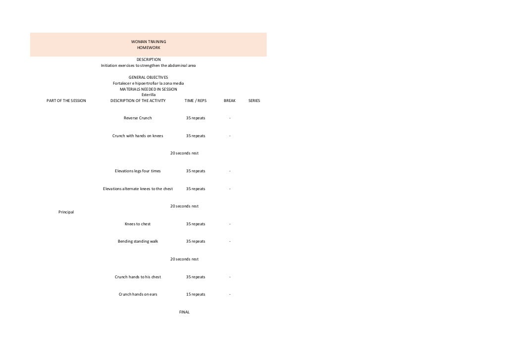 Abdominales nivel 2 pdf en ingles